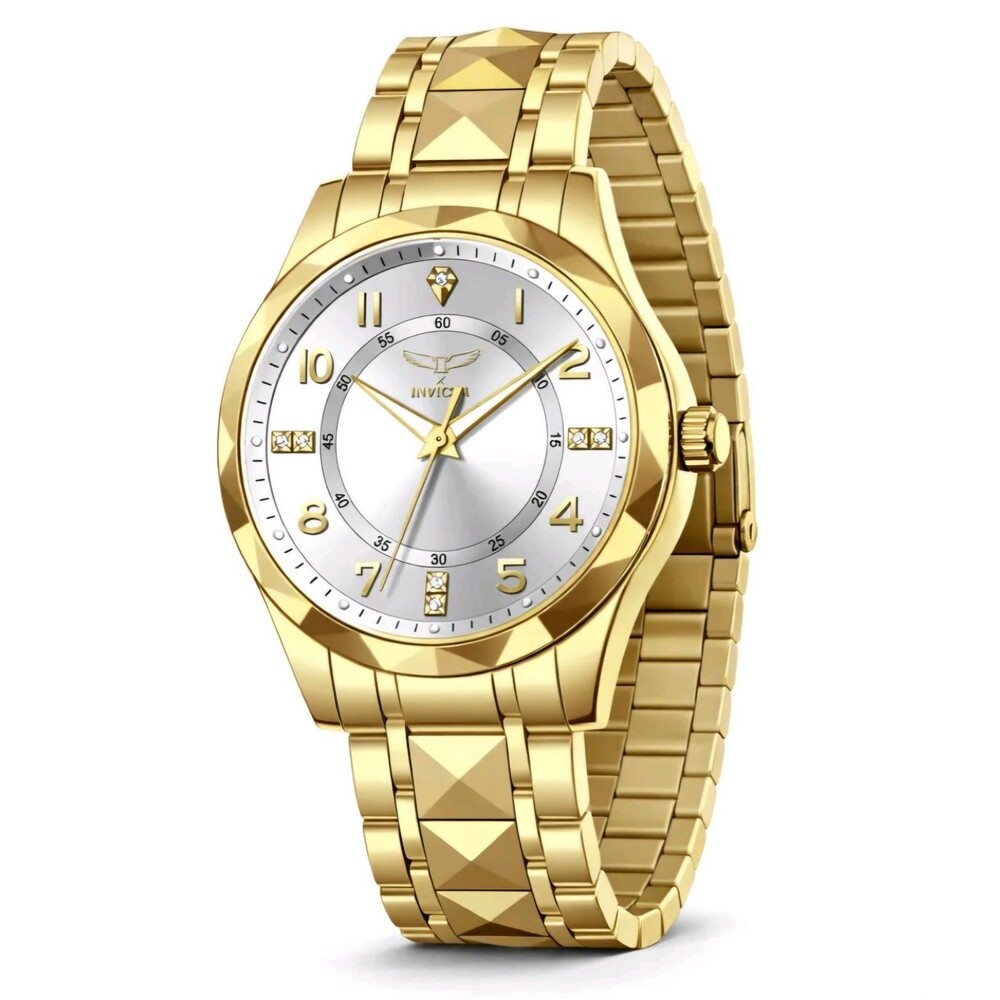 Invicta Specialty I by Invicta Men's Watch 41mm White Dial Gold 69018 Brand New
